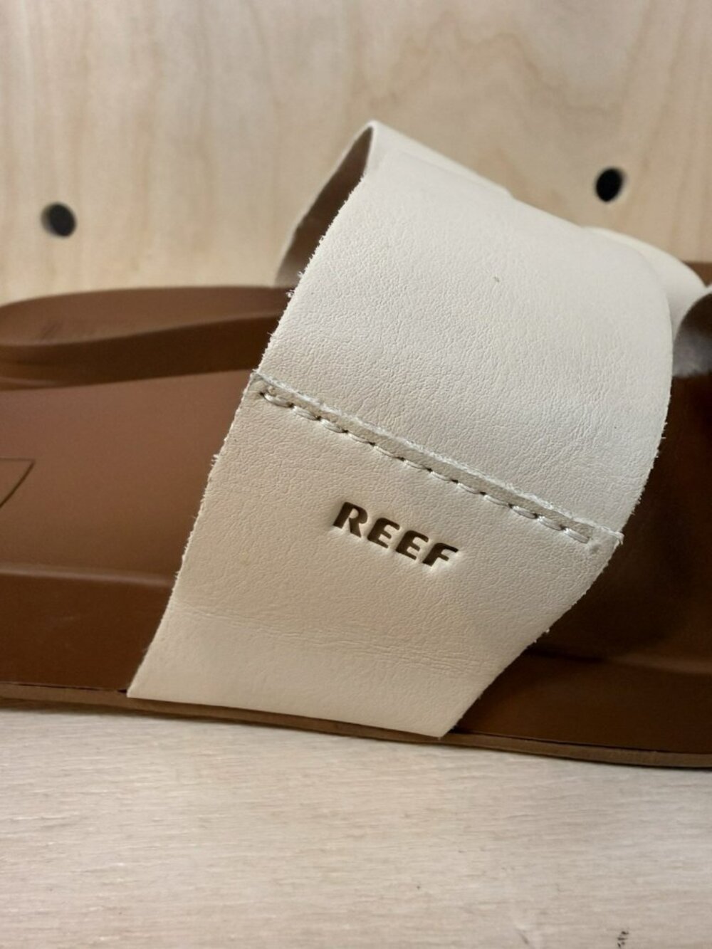 REEF Cushion Vista Women's Slip-on Sandal Ivory Vintage Size 11 - Picture 9 of 11